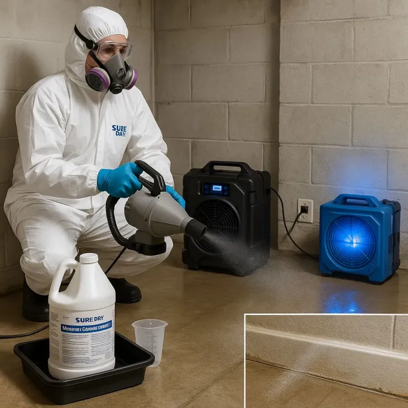 Sanitization and Odor Removal process in Gold Key Lake, PA